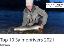 Top 10 Salmonrivers 2021 Norway  11.11.2021